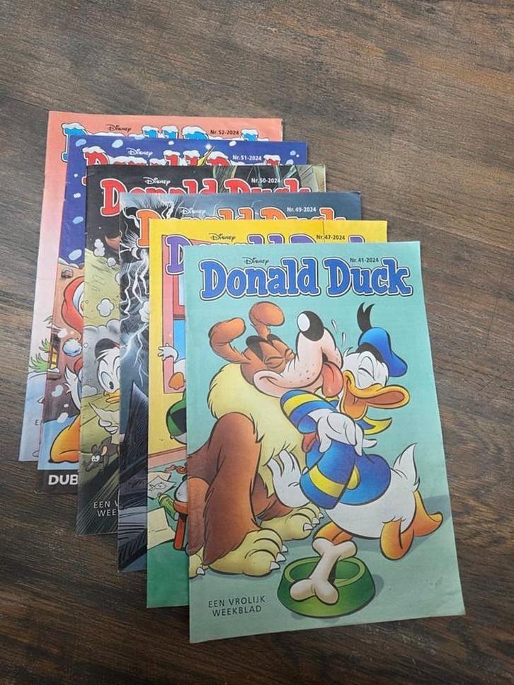 11 Donald Duck weekbladen - nummers van 2024, Boeken, Stripboeken, Gelezen, Meerdere stripboeken, Ophalen of Verzenden