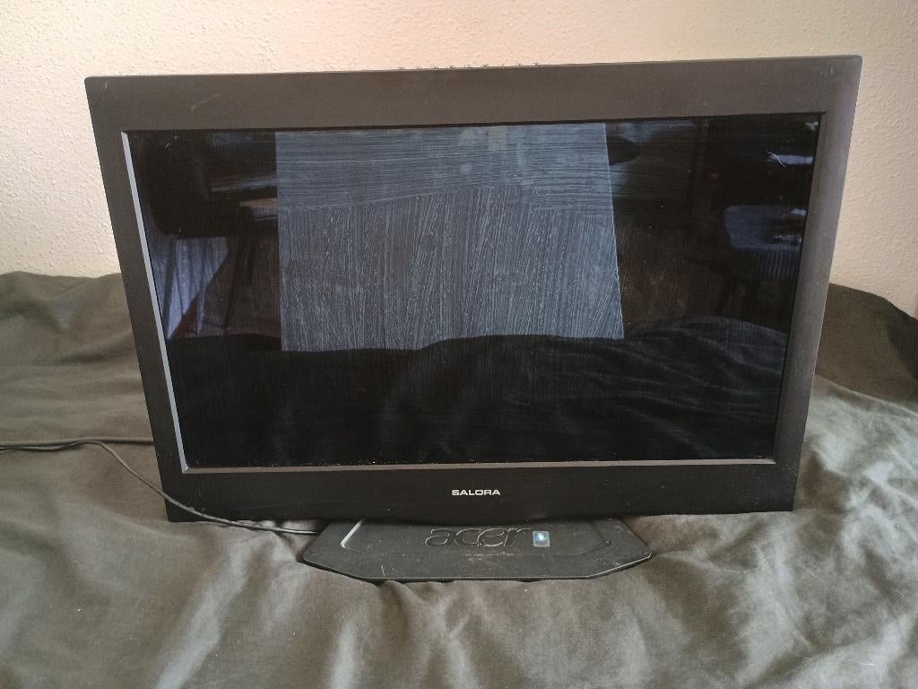 22 inch LED-LCD TV Scherm: Salora LED2225FHDVX, Gebruikt, 50 Hz, LCD, 40 tot 60 cm