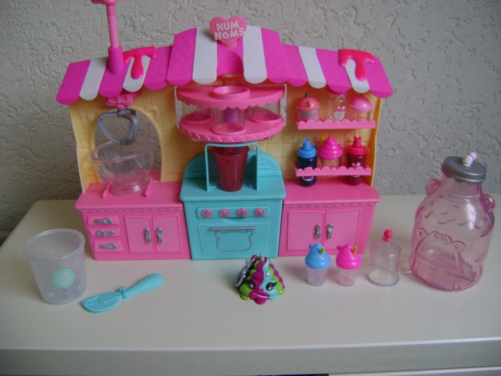 16del snack en milkshake shop 34lx28h met mixer milkshake,s, Ophalen of Verzenden, Zo goed als nieuw, Poppenhuis