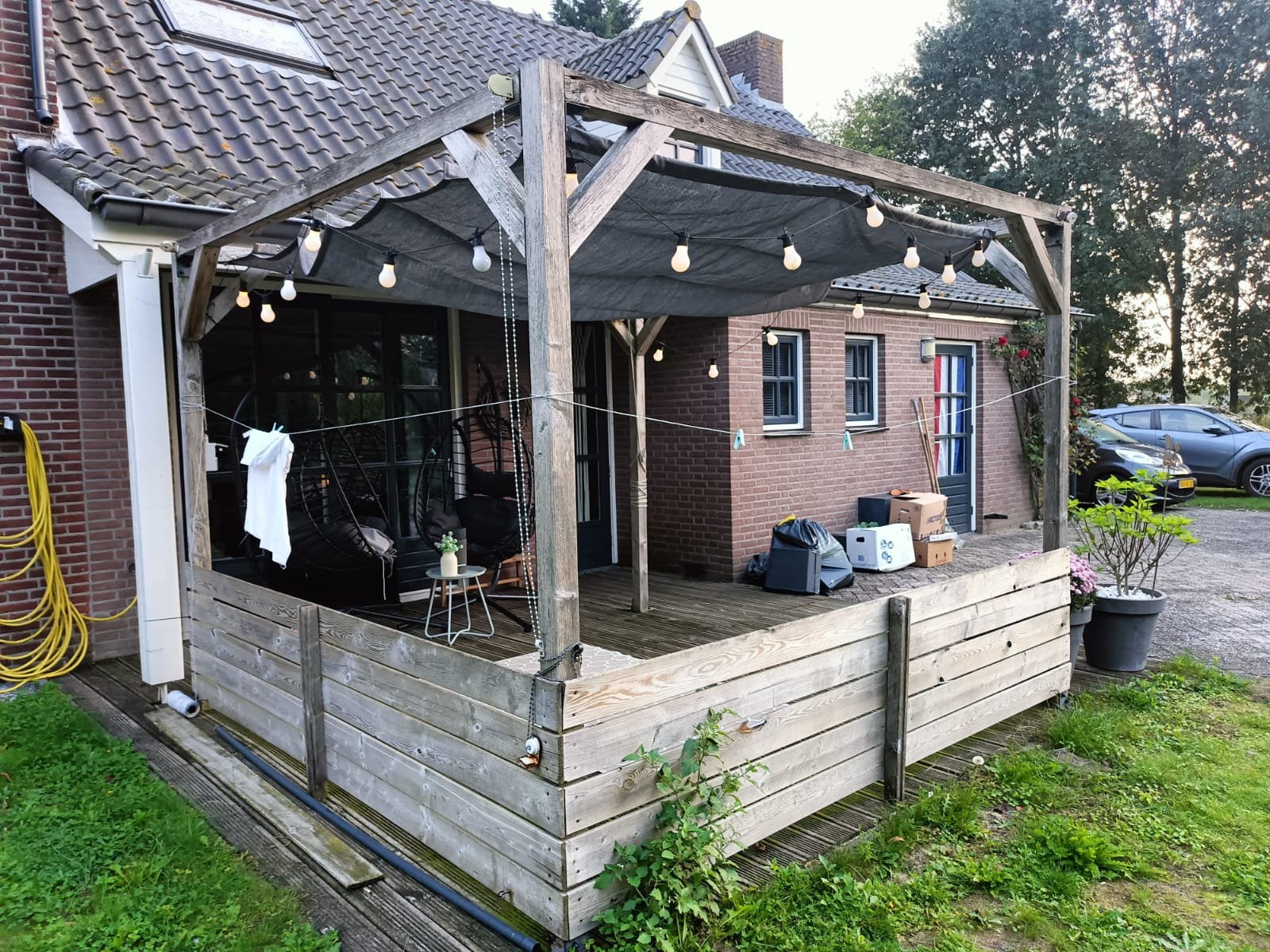 Houten pergola, Ophalen, Zo goed als nieuw