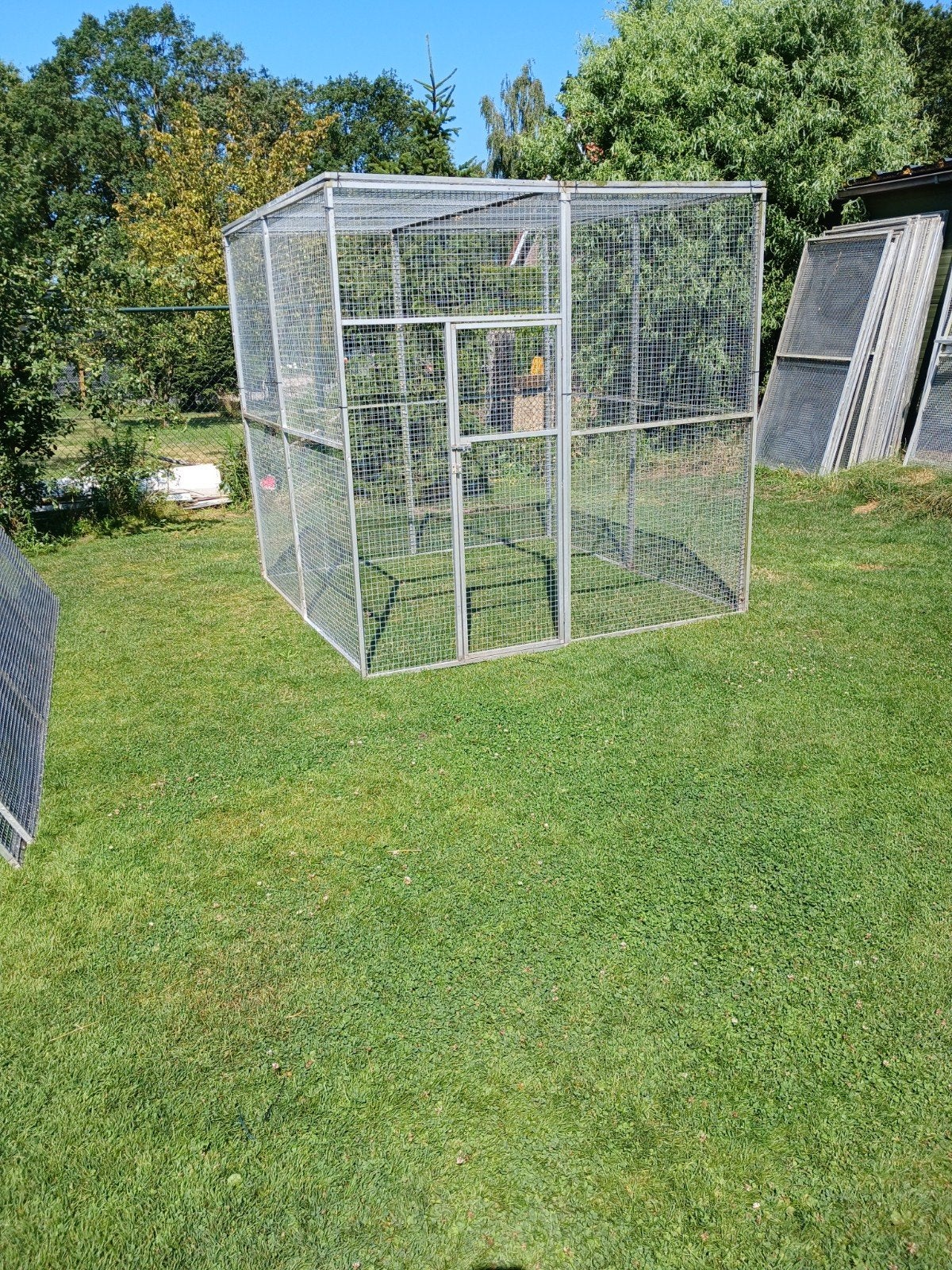 Voliere aluminium kooi kattenren papagaaienkooi, Ophalen, Aluminium, Volière