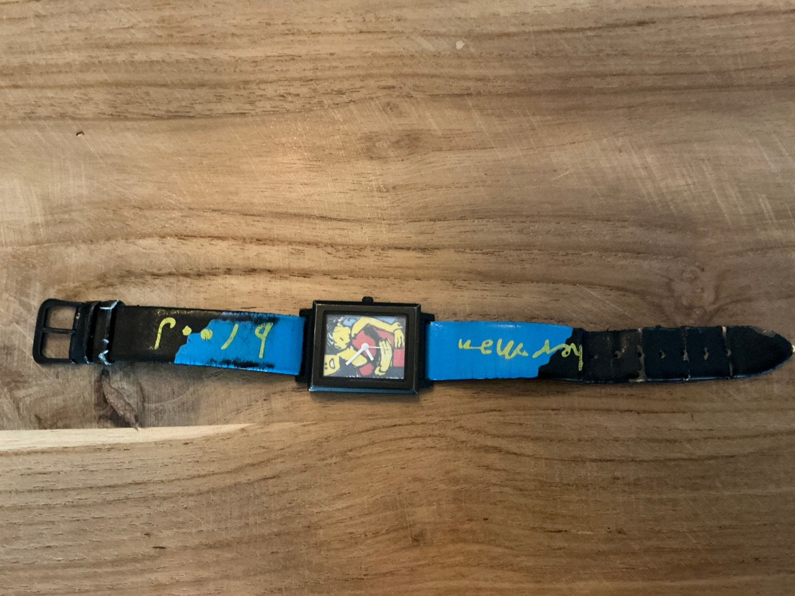 Herman Brood horloge, Ophalen of Verzenden, Staal, Overige merken, 1960 of later