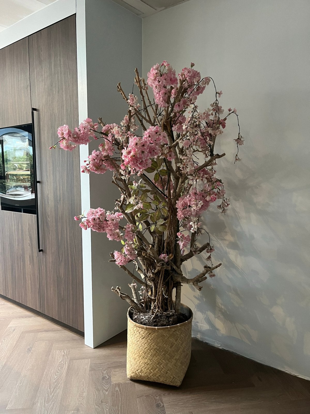 Grote Kunst Bloesemboom - 2 meter hoog, Huis en Inrichting, Ophalen, Binnen, Natuurlijk materiaal, Gebruikt