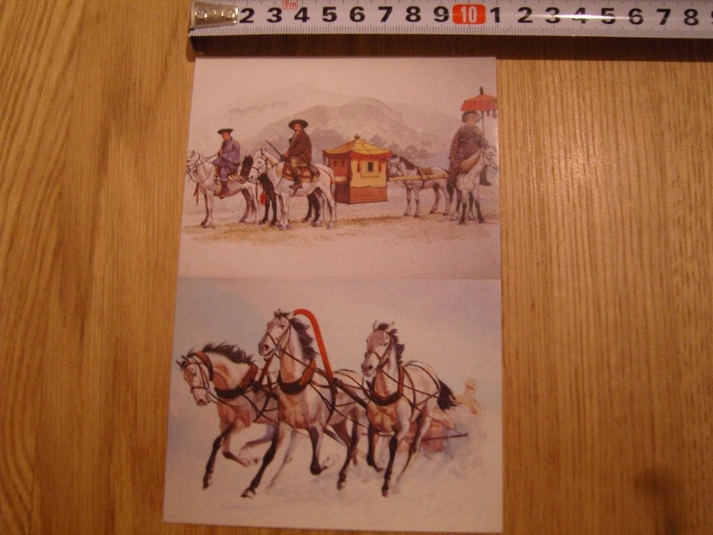 sticker strip set vervoer paard slee / paard draagkoets, Ophalen of Verzenden, Zo goed als nieuw