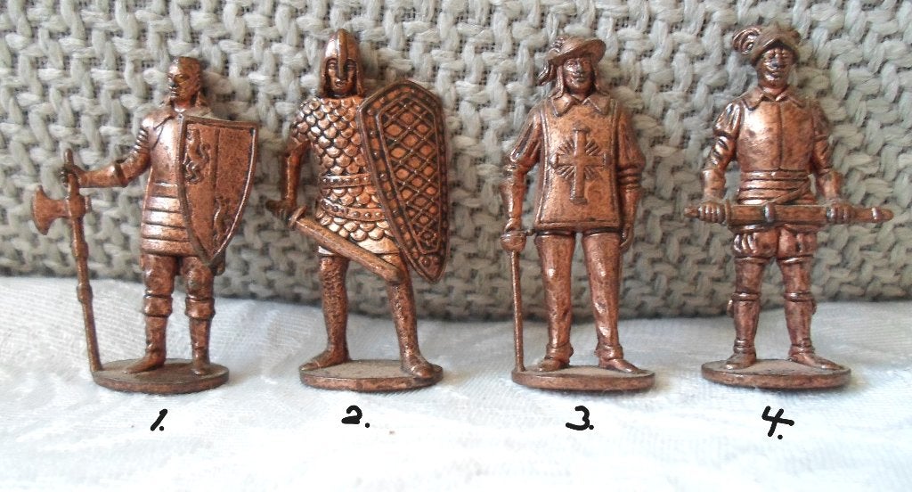 Ferrero metalen figuurtjes. (4). Zie omschrijving, Verzamelen, Ophalen of Verzenden, Zo goed als nieuw, Overige typen