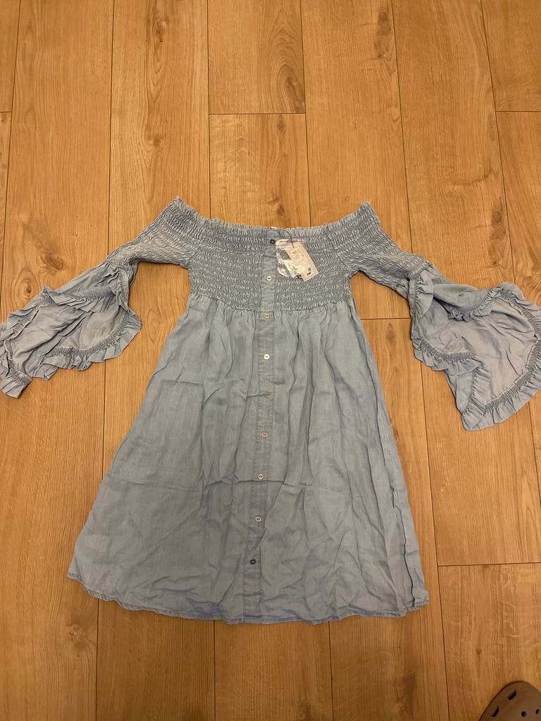 River Island jurk/blouse/tuniek maat 36/S NIEUW, Blauw, Nieuw, Ophalen of Verzenden, Maat 36 (S)