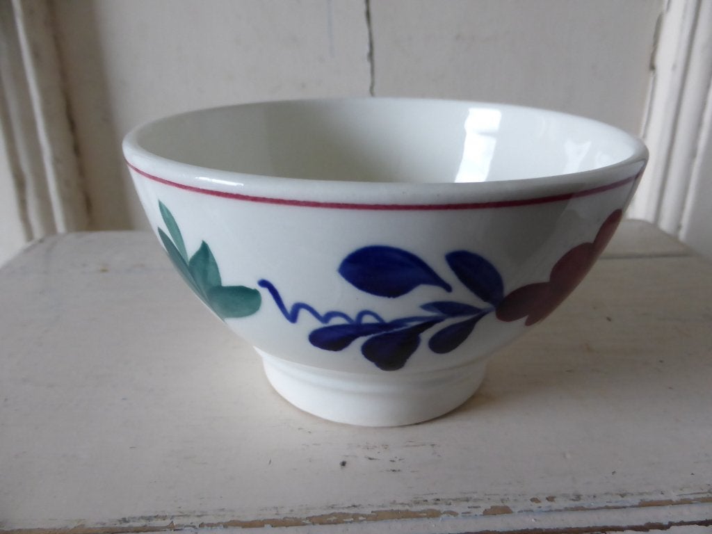 Oude brocante spoelkom BOERENBONT , vintage, Antiek en Kunst, Ophalen of Verzenden
