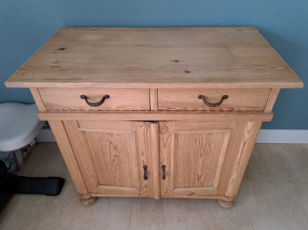 Antieke Duitse commode, Ophalen, Gebruikt, 50 tot 70 cm, 100 cm of meer