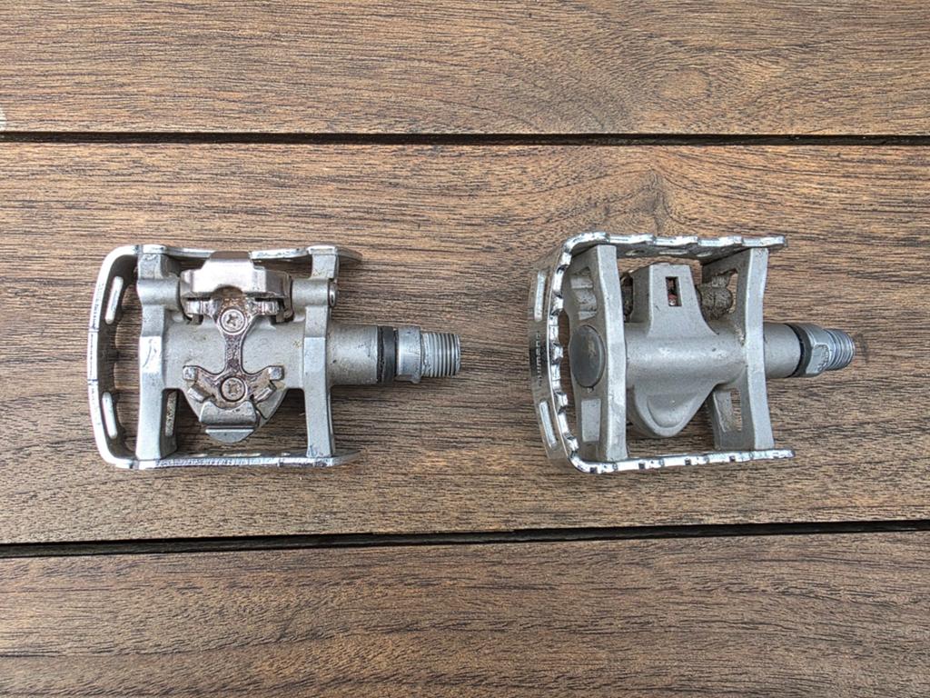 Shimano Spd pedalen., Ophalen