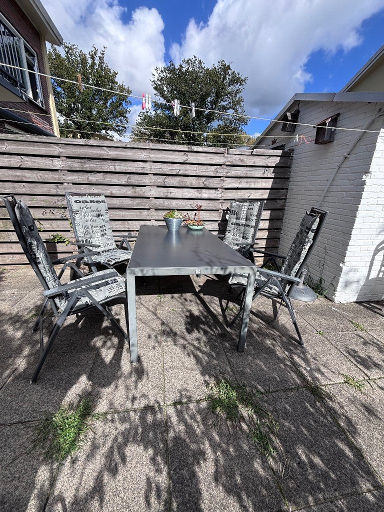 Tuinset le sud, Tuin en Terras, Ophalen, 4 zitplaatsen, Gebruikt, Aluminium