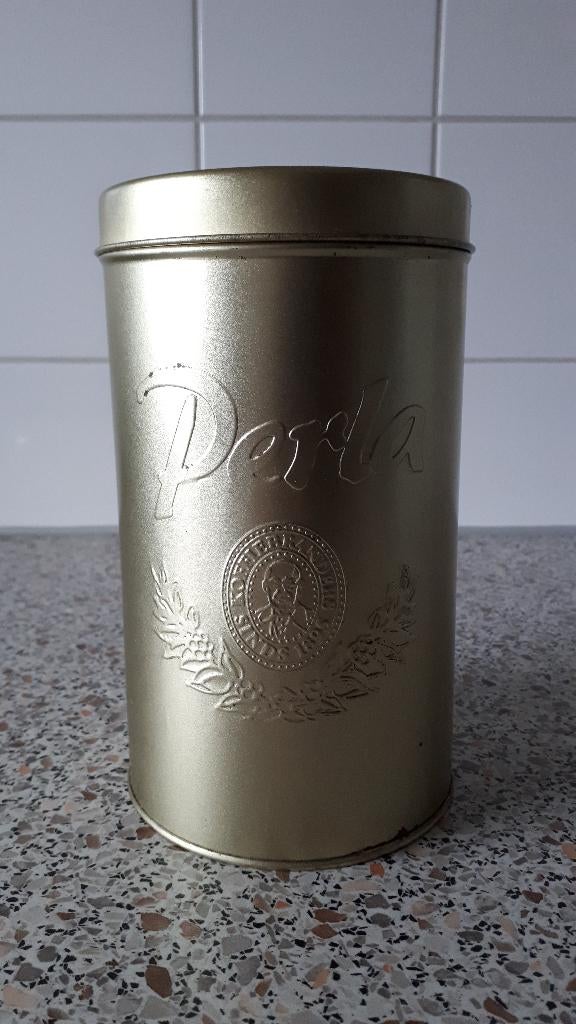 Koffiebus Perla, Ophalen, Gebruikt, Goud, Voorraadpot