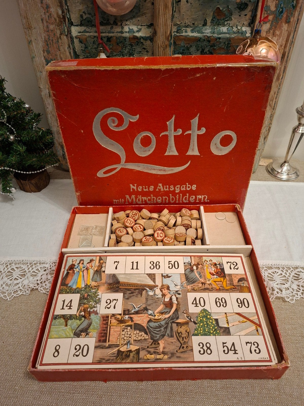 Antiek Lotto Spel Sotto - Spear & Söhne (Märchen/Sprookjes), Ophalen of Verzenden