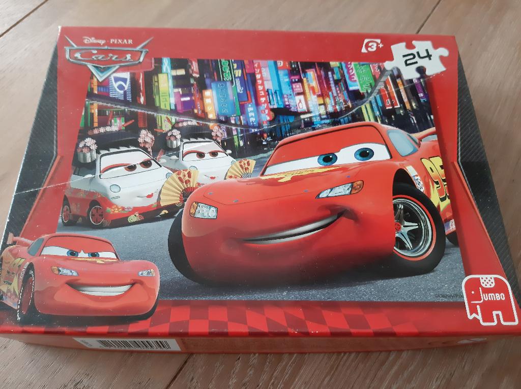 Disney cars puzzel, Ophalen of Verzenden, 10 tot 50 stukjes, Zo goed als nieuw, 4 tot 6 jaar