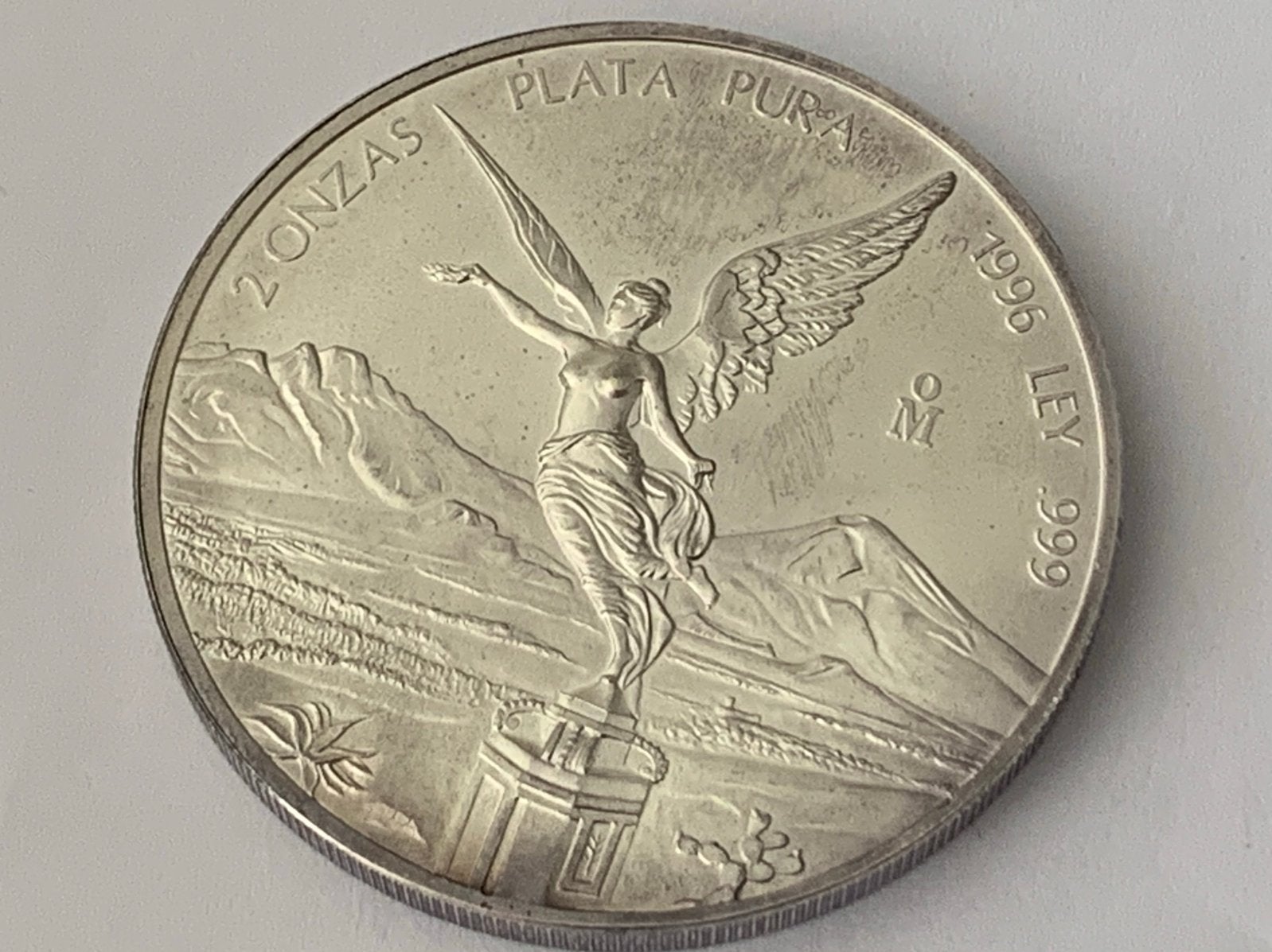 Libertad 2 oz zilveren munt 1996 schaars jaar mexico, Ophalen of Verzenden, Zilver