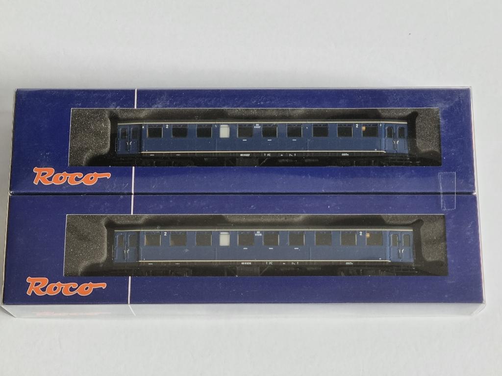 Roco 64021 - Set van 2 NS Blokkendoosrijtuigen - NIEUW, Gelijkstroom, Verzenden, NS, Roco