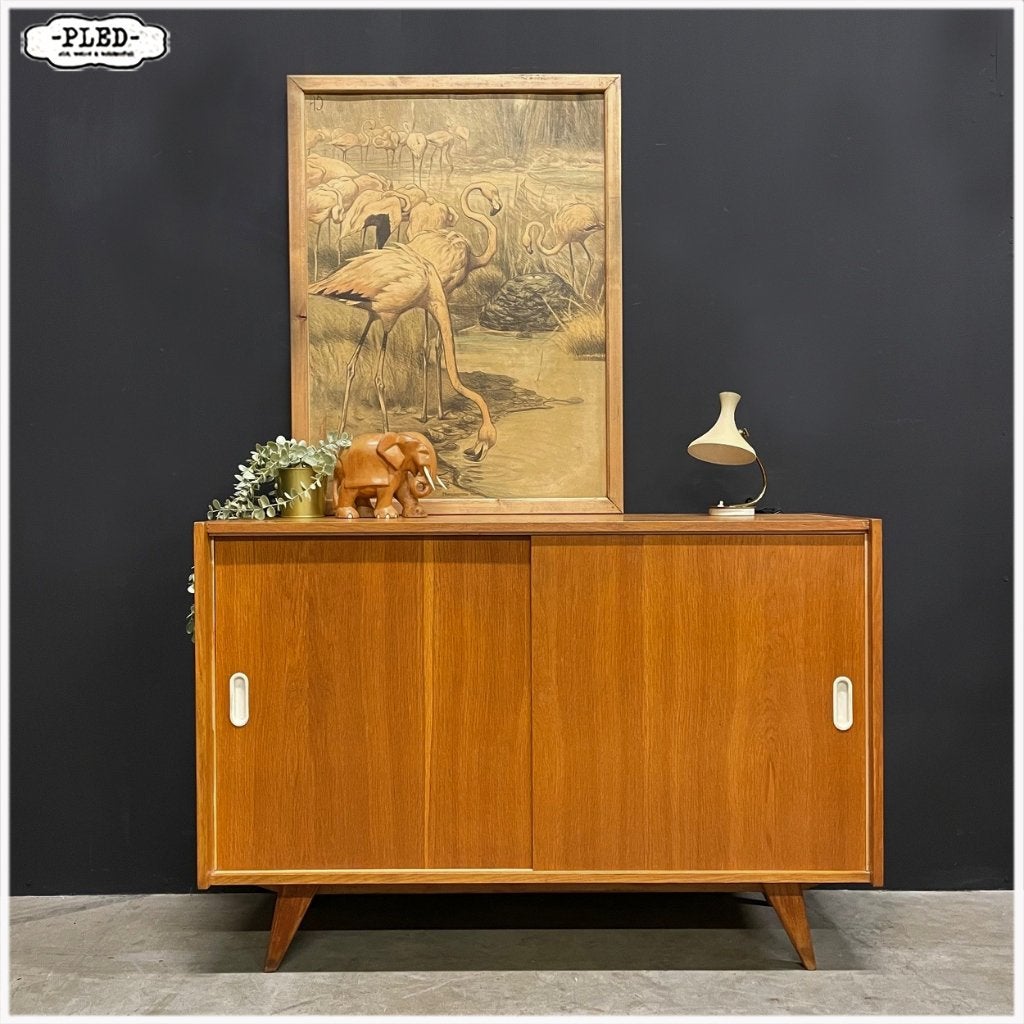 Vintage sideboard, Jiri Jiroutek, Tsjechoslowakije, jaren 60, Ophalen, 100 tot 150 cm, Vintage, Interiér Praha