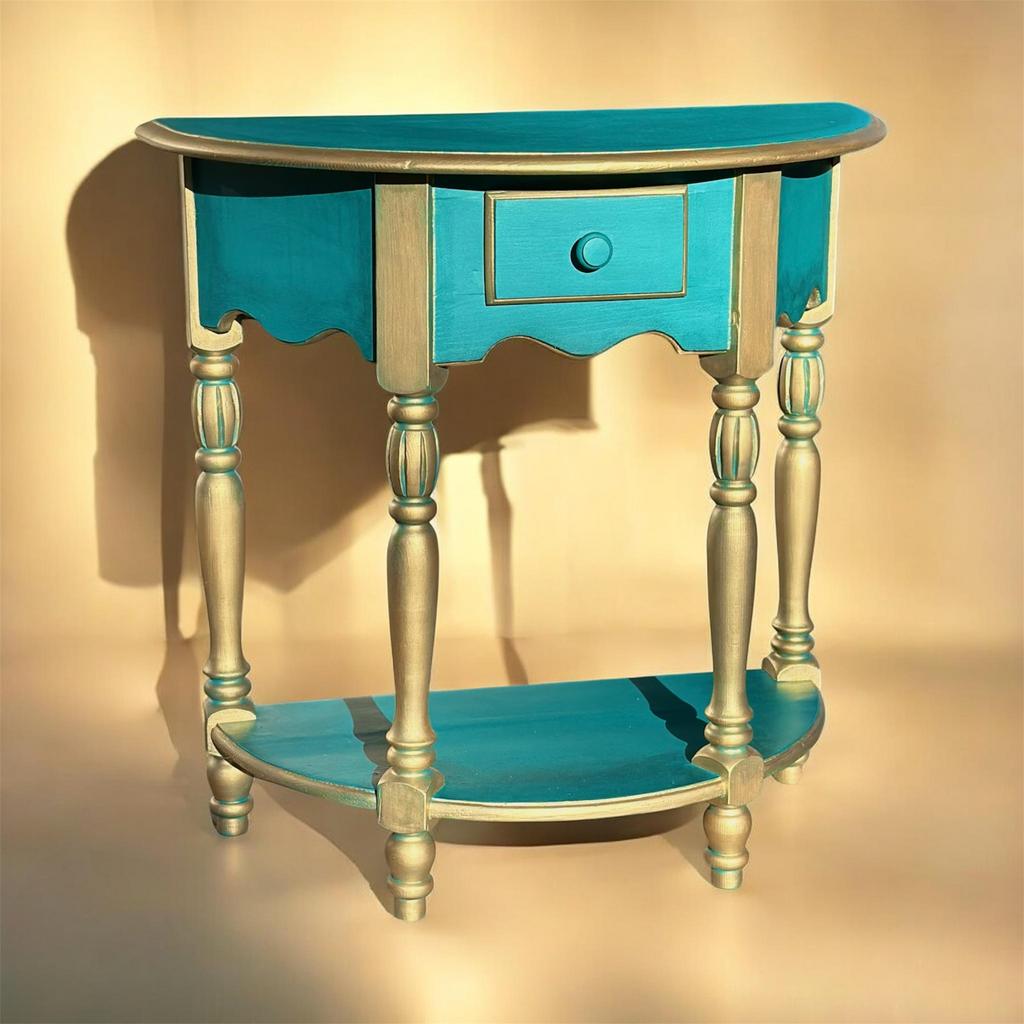 Vintage Sidetable •• 🌻, Ophalen, 50 tot 100 cm, Zo goed als nieuw, Overige vormen