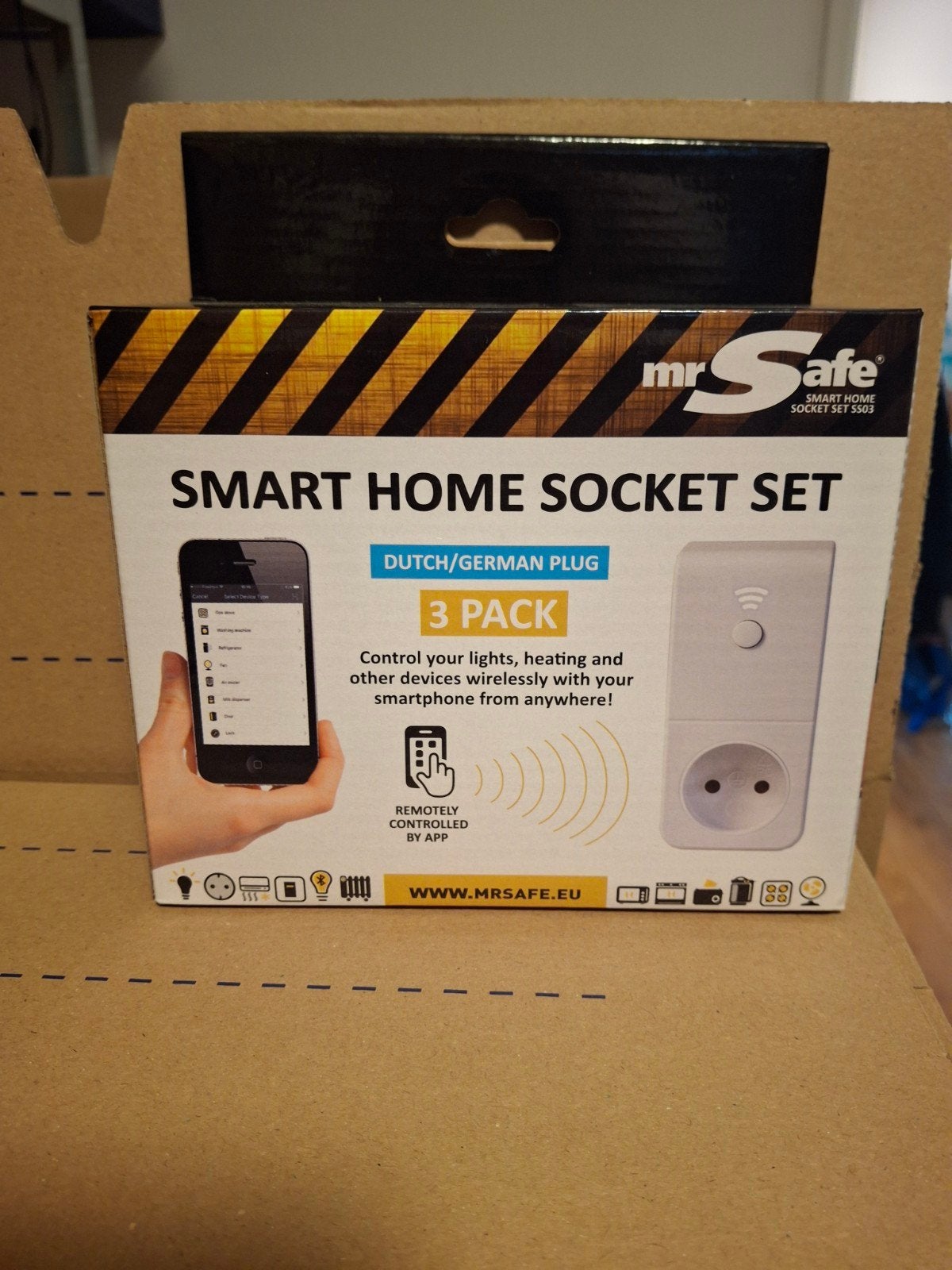 Mr. Safe Smart Home Socket Set - 3 stuks nieuw, Ophalen of Verzenden, Nieuw