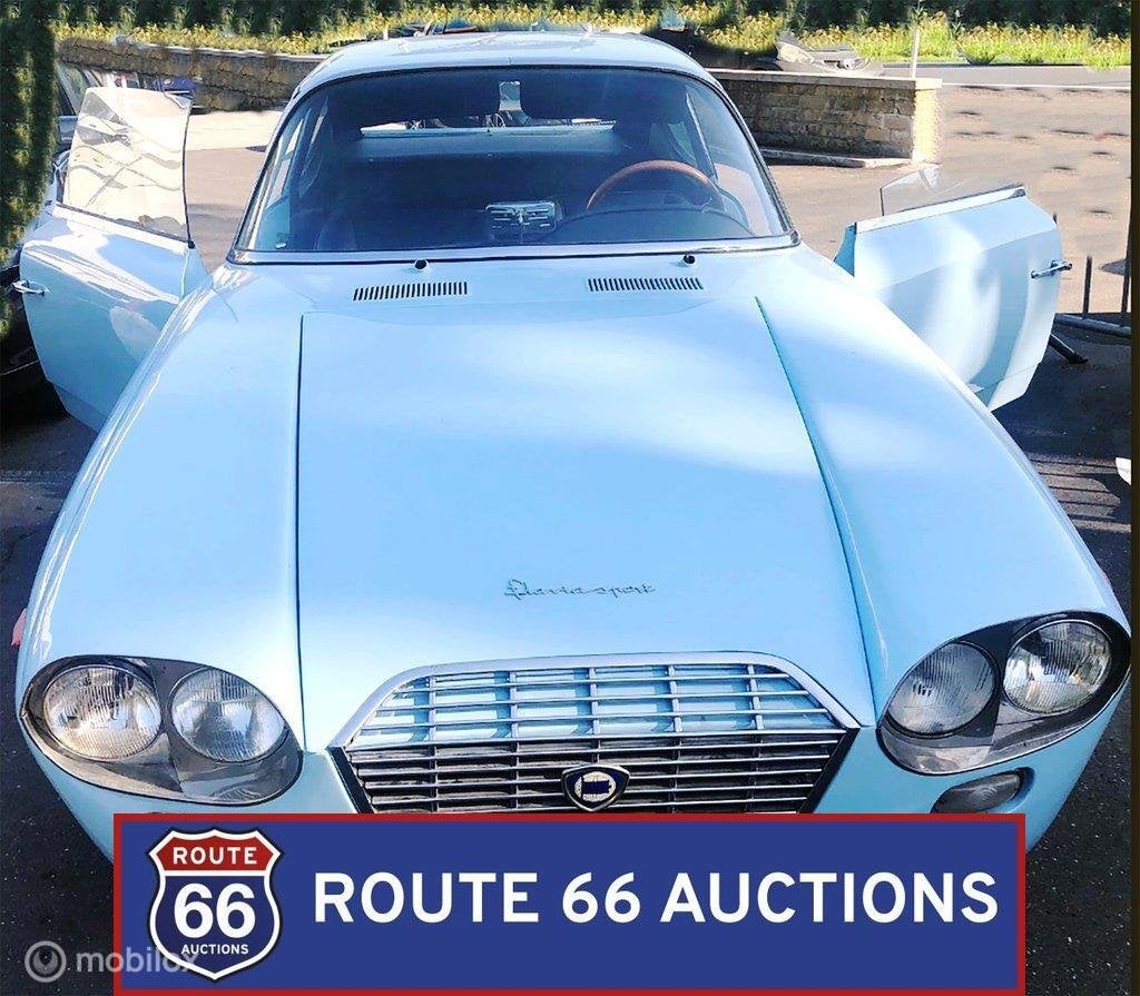 Lancia Flavia Sport Zagato | 1963 | Route 66 Auctions, Overige carrosserieën, Zwart, Bedrijf, Handgeschakeld