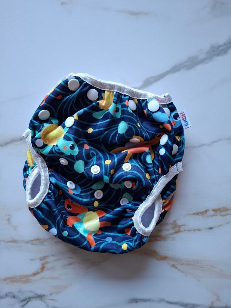AlvaBaby Zwemluier met vrolijke onderwaterprint, Jongetje of Meisje, Overige maten, Ophalen of Verzenden, Zo goed als nieuw