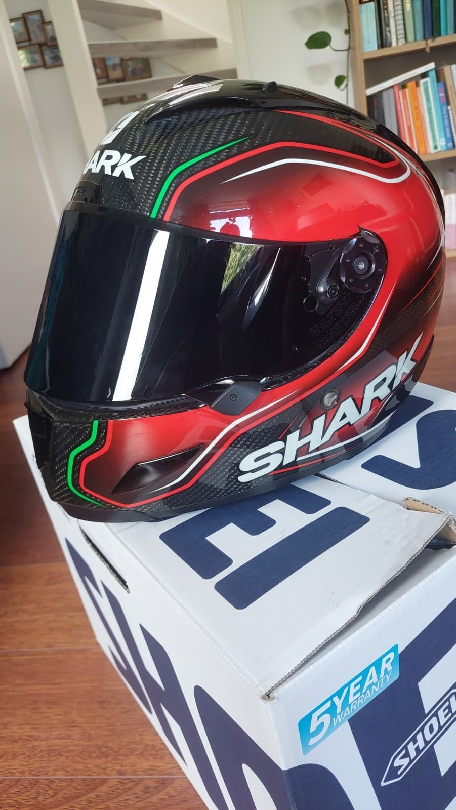 Shark Race Pro R Carbon Sylvain Guintoli WSBK Replica M, M, Shark, Integraalhelm, Tweedehands