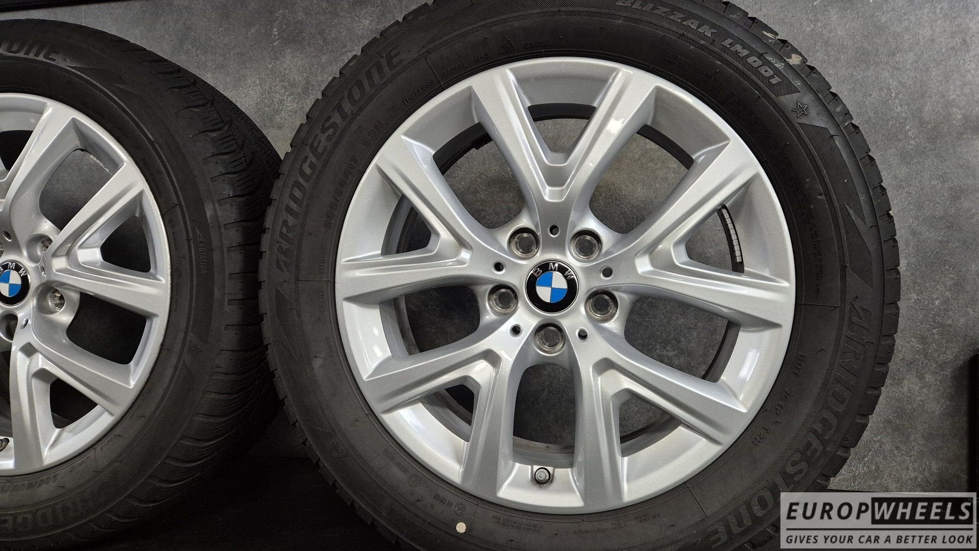 17 inch BMW Velgen Winterbanden X1 F48 X2 F39 Styling 574, Gebruikt, -, -, Banden en Velgen