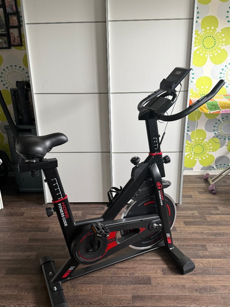 Stationaire hometrainer D1, vliegwiel 8 kilo, Ophalen, Benen, Nieuw, Metaal