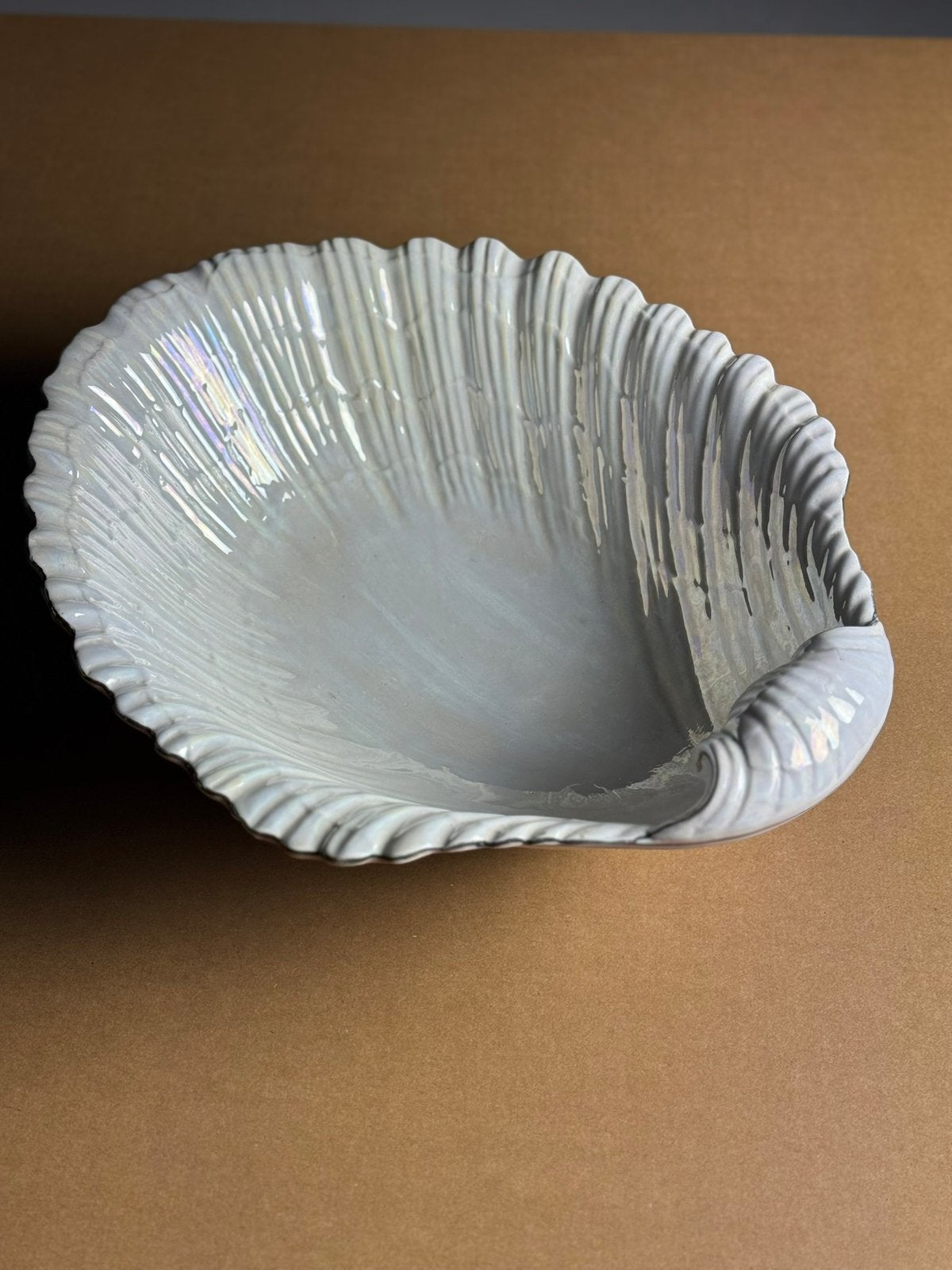 Schelp schaal jaren 70, Antiek en Kunst, Antiek | Schalen, Ophalen