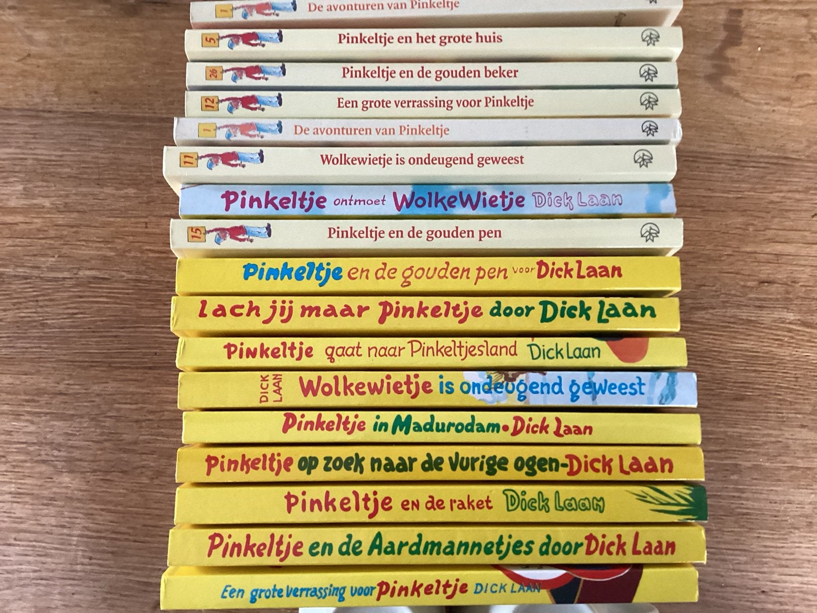 Pinkeltje boeken - 17 stuks - Dick Laan - Zachte kaft, Boeken, Ophalen, Gelezen, Sprookjes
