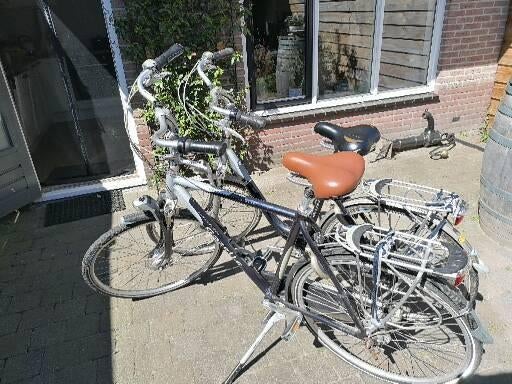 Dames en herenfiets Gazelle, Ophalen, Gebruikt, Versnellingen, Gazelle