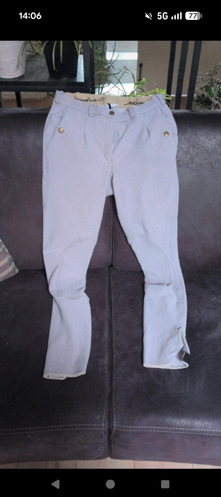 Paardrijbroek, Dieren en Toebehoren, Paardrijkleding, Zo goed als nieuw, Roze, Dames, M