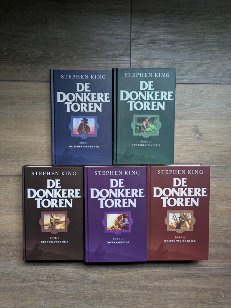 Stephen King - De Donkere toren, boek 1 t/m 5, Ophalen, Gelezen, Stephen King