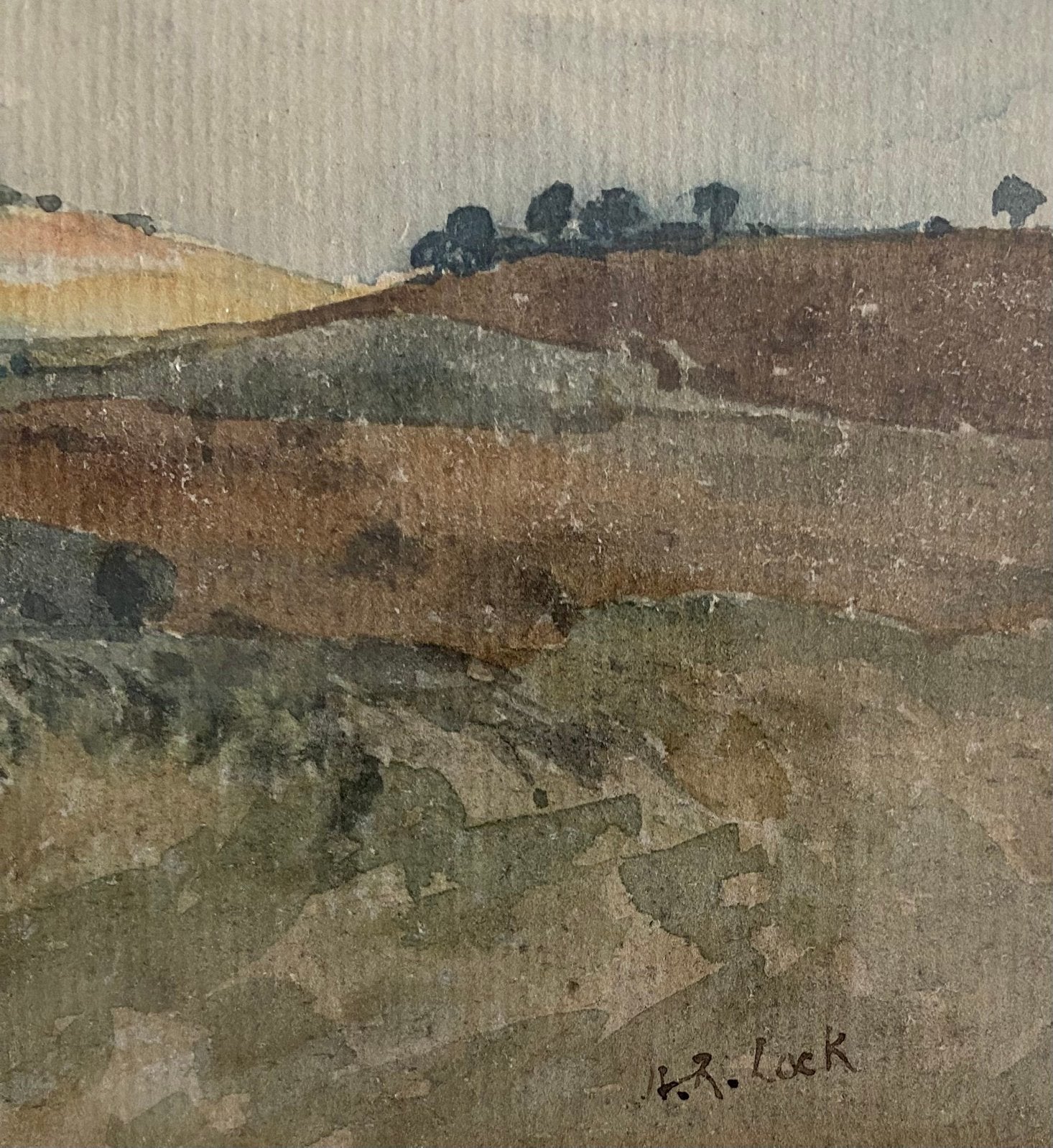 Helen R Lock aquarel 1910-1938, Ophalen of Verzenden