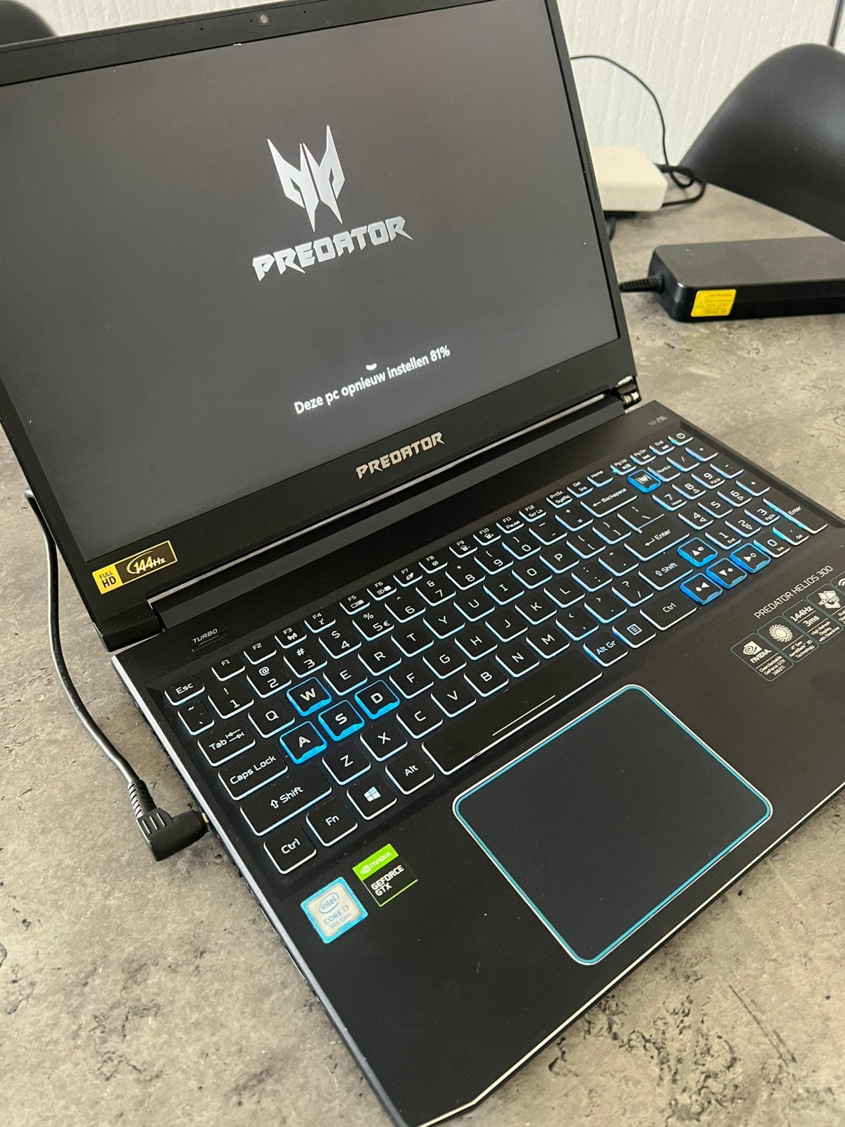 Acer Predator Helios 300 Gaming Laptop, Gebruikt, Met videokaart, 2 tot 3 Ghz, Ophalen of Verzenden