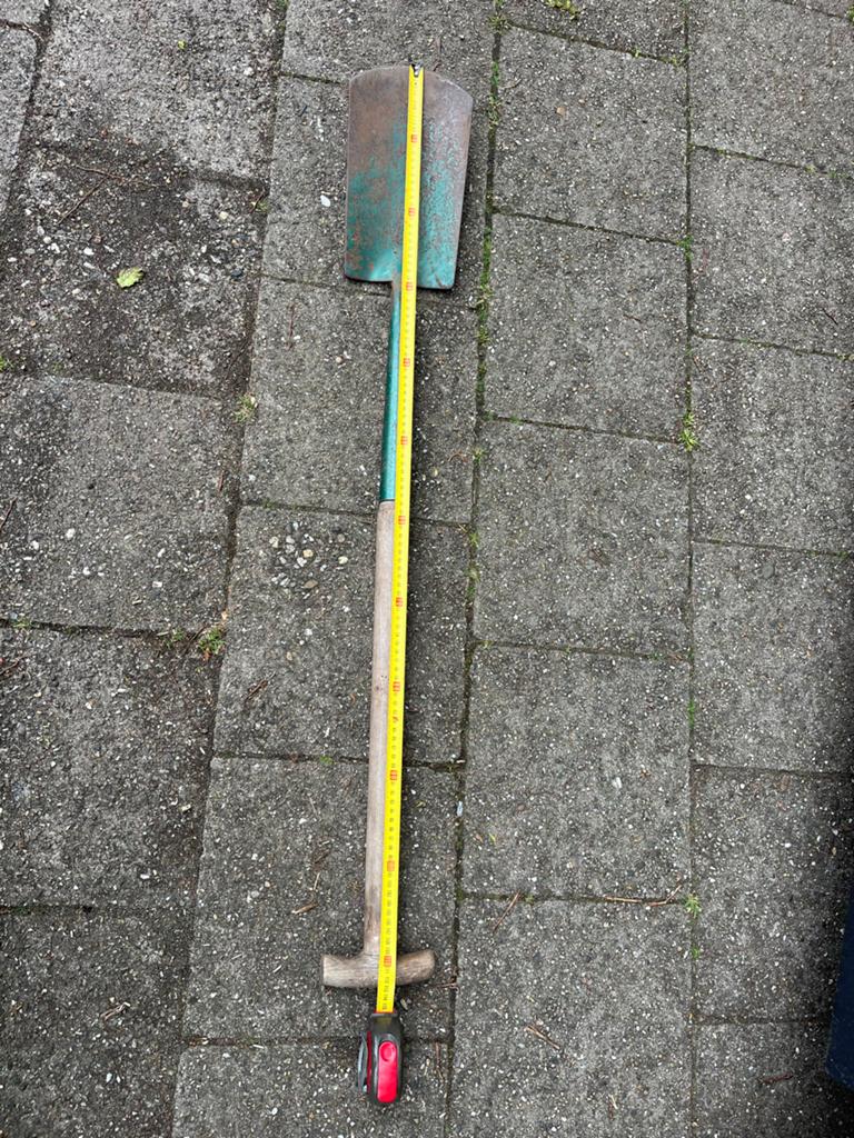 Oude gebruikte spade - tuingereedschap, Tuin en Terras, Ophalen, Gebruikt, Spade