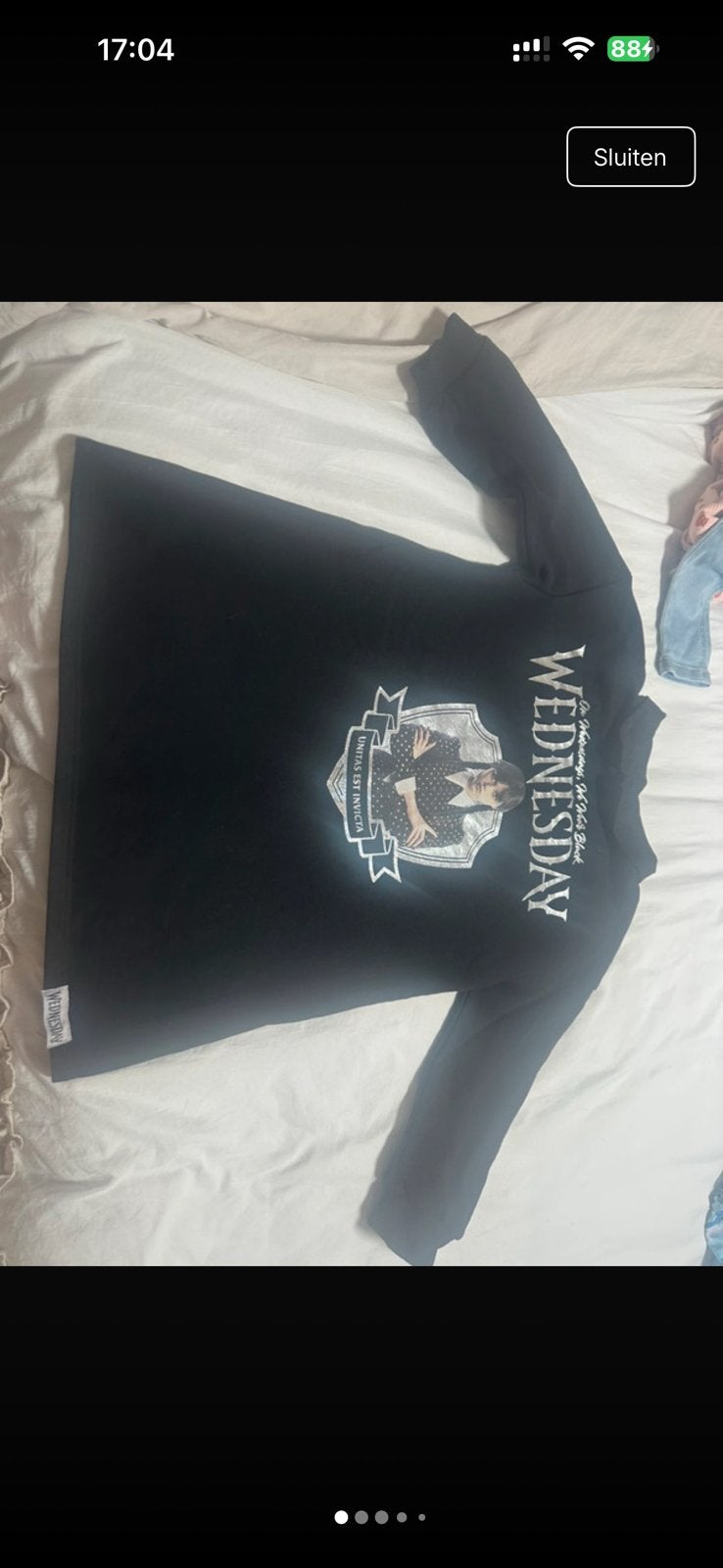 Meisje jurk maat 128 MOET WEG, Dieren en Toebehoren, Ophalen of Verzenden, Zo goed als nieuw, Dressuur, Bovenkleding