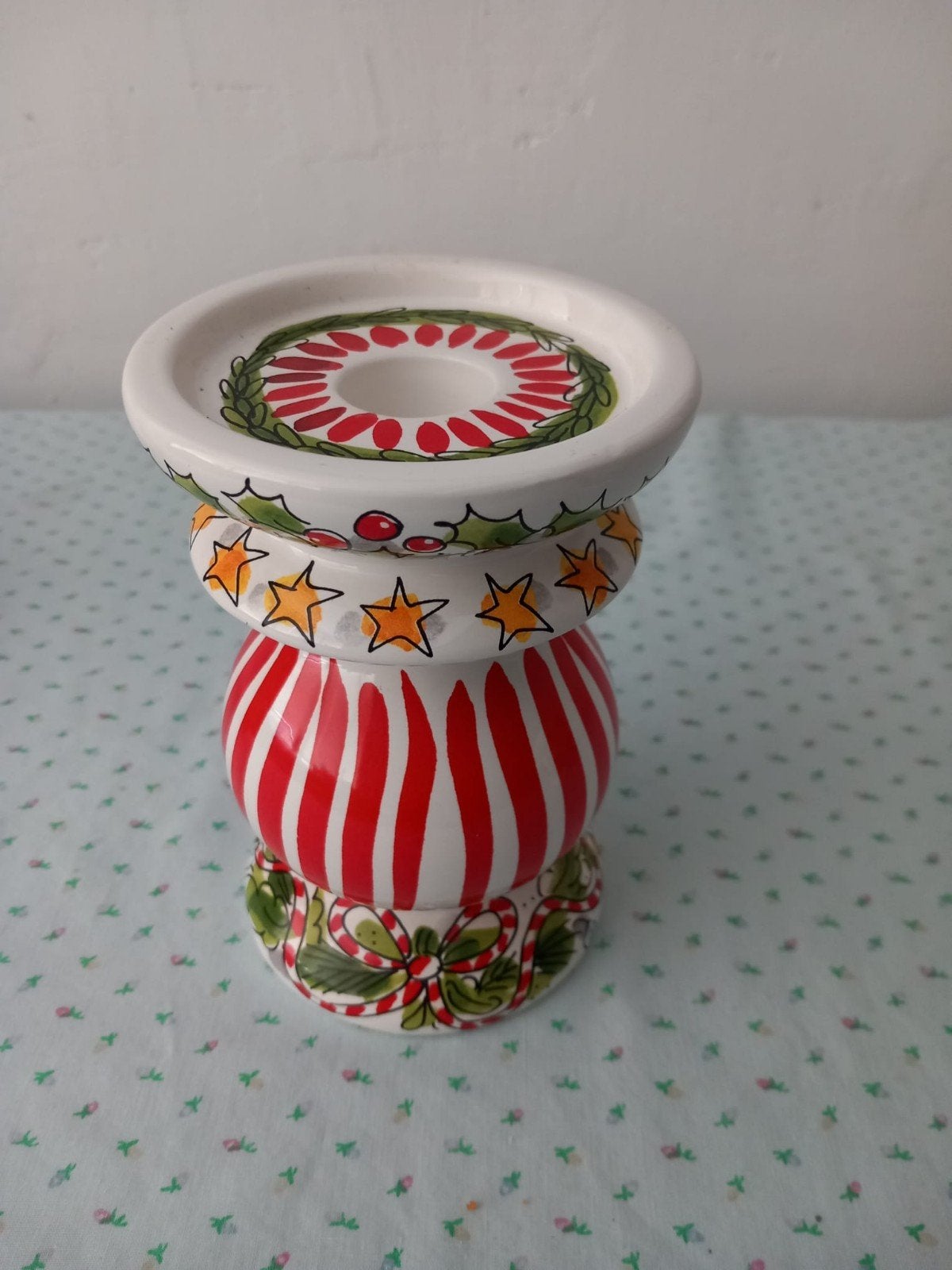 Kerst kandelaar - feestelijke decoratie Blond Amsterdam, Ophalen, Gebruikt, Meerkleurig, Overige merken