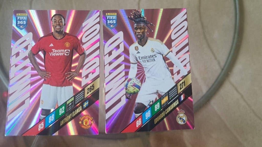Fifa 365 Anthony Elanga + Eduardo Camavinga, Ophalen of Verzenden, Zo goed als nieuw, Buitenlandse clubs, Poster, Plaatje of Sticker