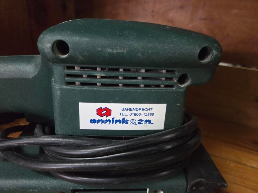 Metabo Vlakschuurmachine - Gebruikt, Ophalen of Verzenden, Gebruikt, Minder dan 600 watt, Vlakschuurmachine