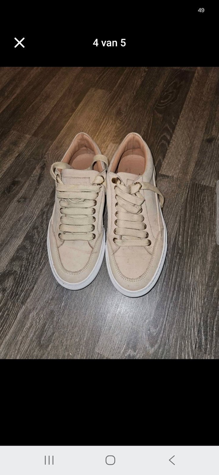 Mason Garments Sneakers Maat 37 Beige, Beige, Ophalen of Verzenden, Sneakers of Gympen, Garment