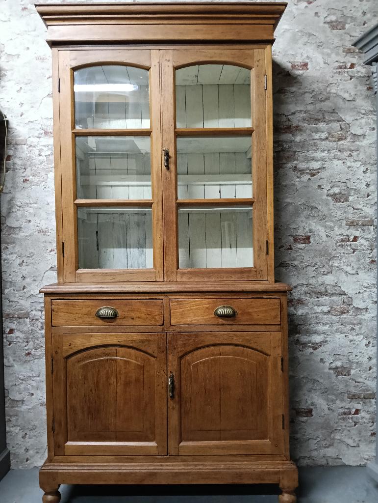 Schitterende oude antieke houten buffetkast., Ophalen of Verzenden, Gebruikt, 25 tot 50 cm, 200 cm of meer