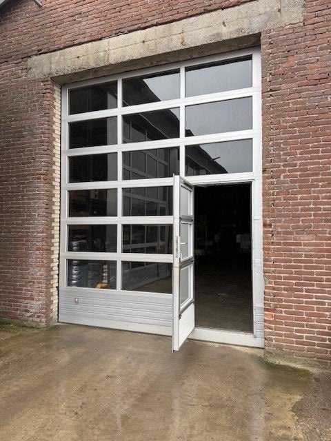 2372. Roldeur met loopdeur, Ophalen, Kunststof, Gebruikt, Garagedeur