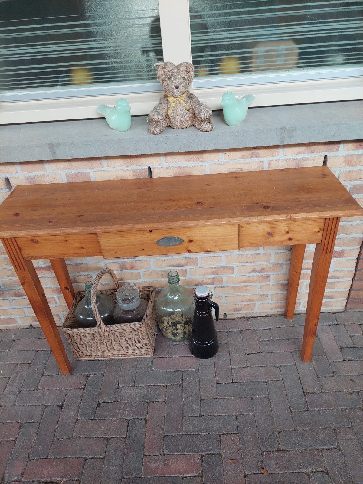sidetable, Huis en Inrichting, Tafels | Sidetables, Ophalen, 25 tot 50 cm, Rechthoekig, 100 tot 150 cm