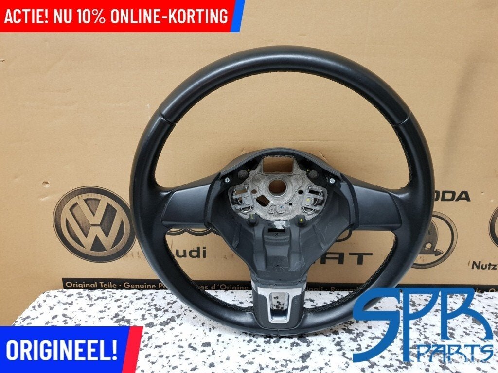 POLO 6R HIGHLINE Stuurwiel leder LEDEREN STUUR ORIGINEEL