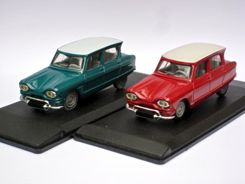 Citroen Ami 6 rood of groen Eligor Vintage 1:43, Ophalen of Verzenden, Nieuw, Auto, Overige merken