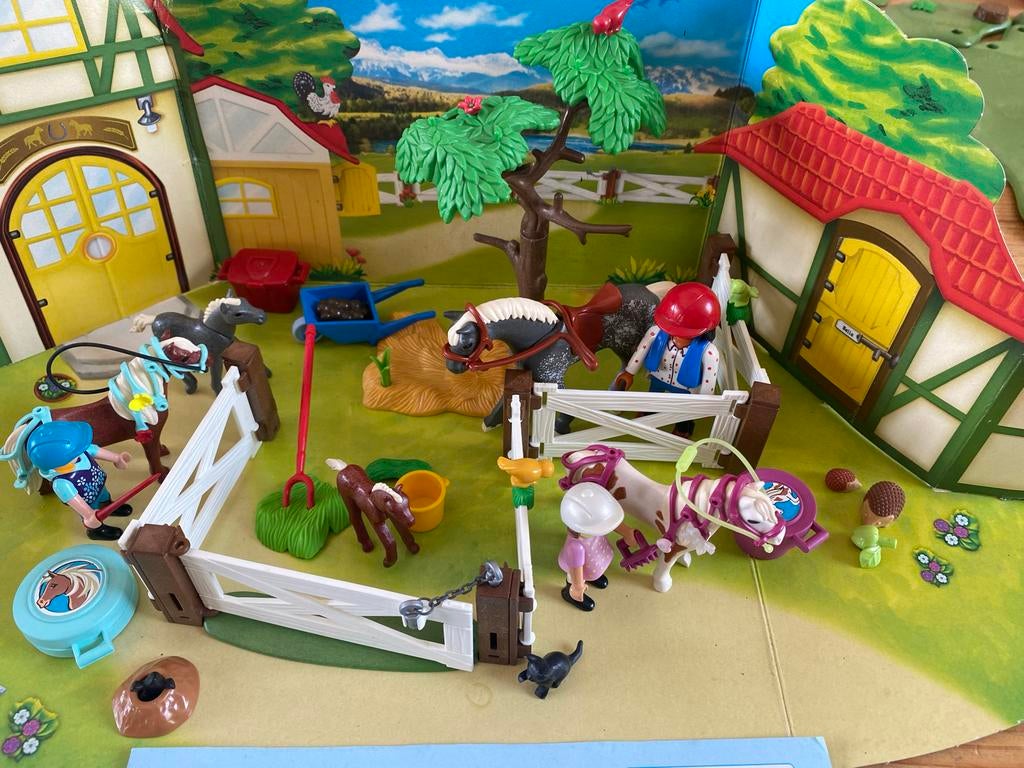 Playmobil  Country Fjord, Manege & Dressuurbak (compleet), Ophalen of Verzenden, Gebruikt, Los playmobil