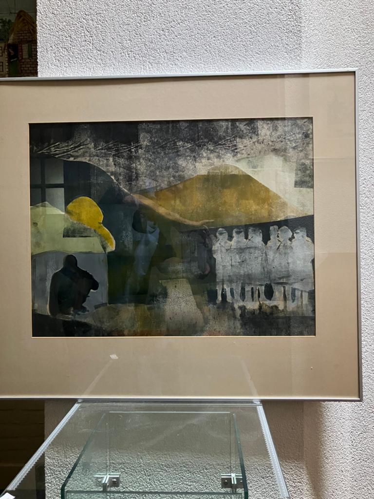 Bijzonder werk van Jan W. Bultje., Antiek en Kunst, 1950 - 1999, Overige technieken, Gesigneerd, Ophalen of Verzenden