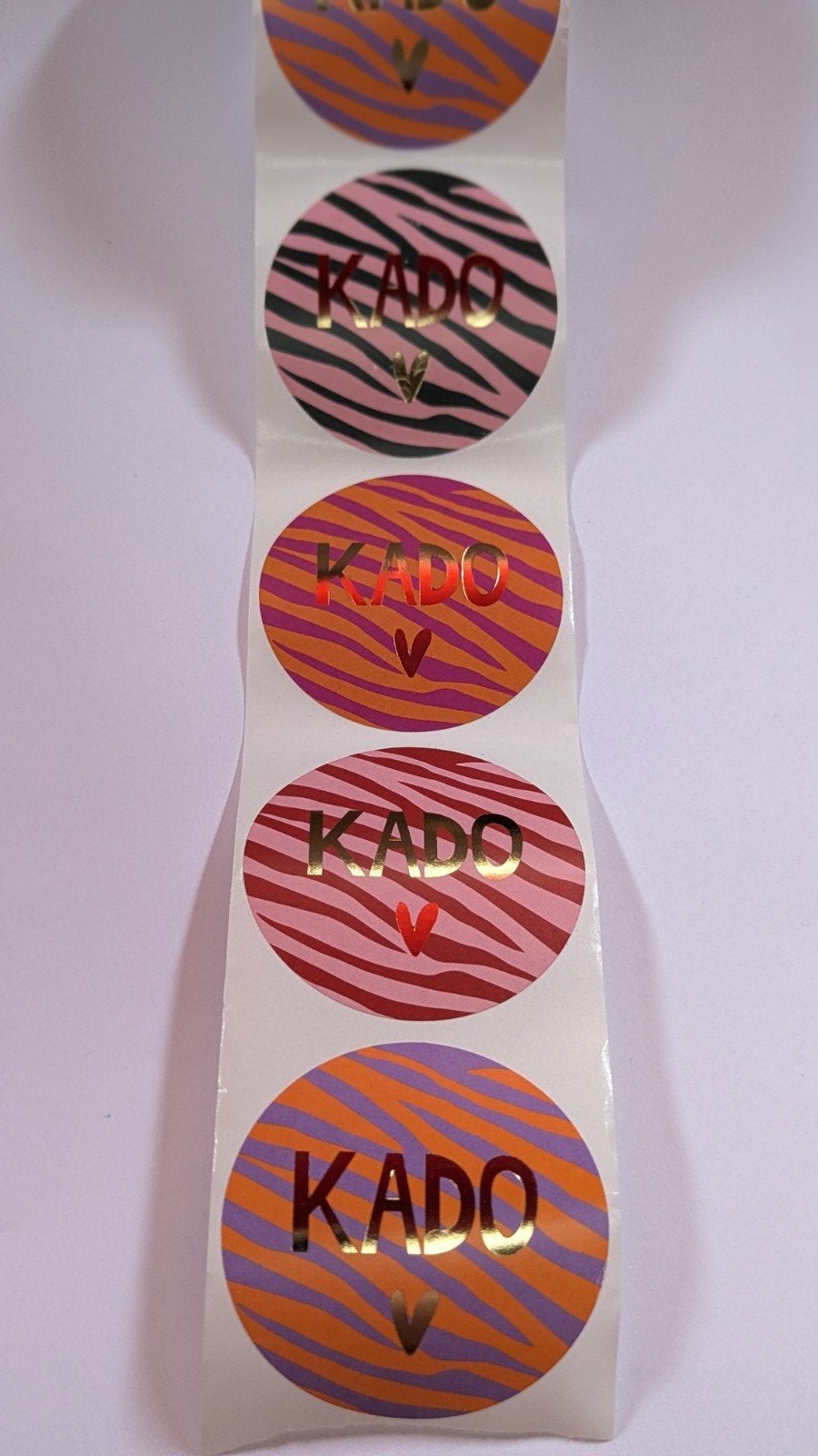 #76. stickers "kado", Ophalen of Verzenden, Nieuw, Meerdere stickers
