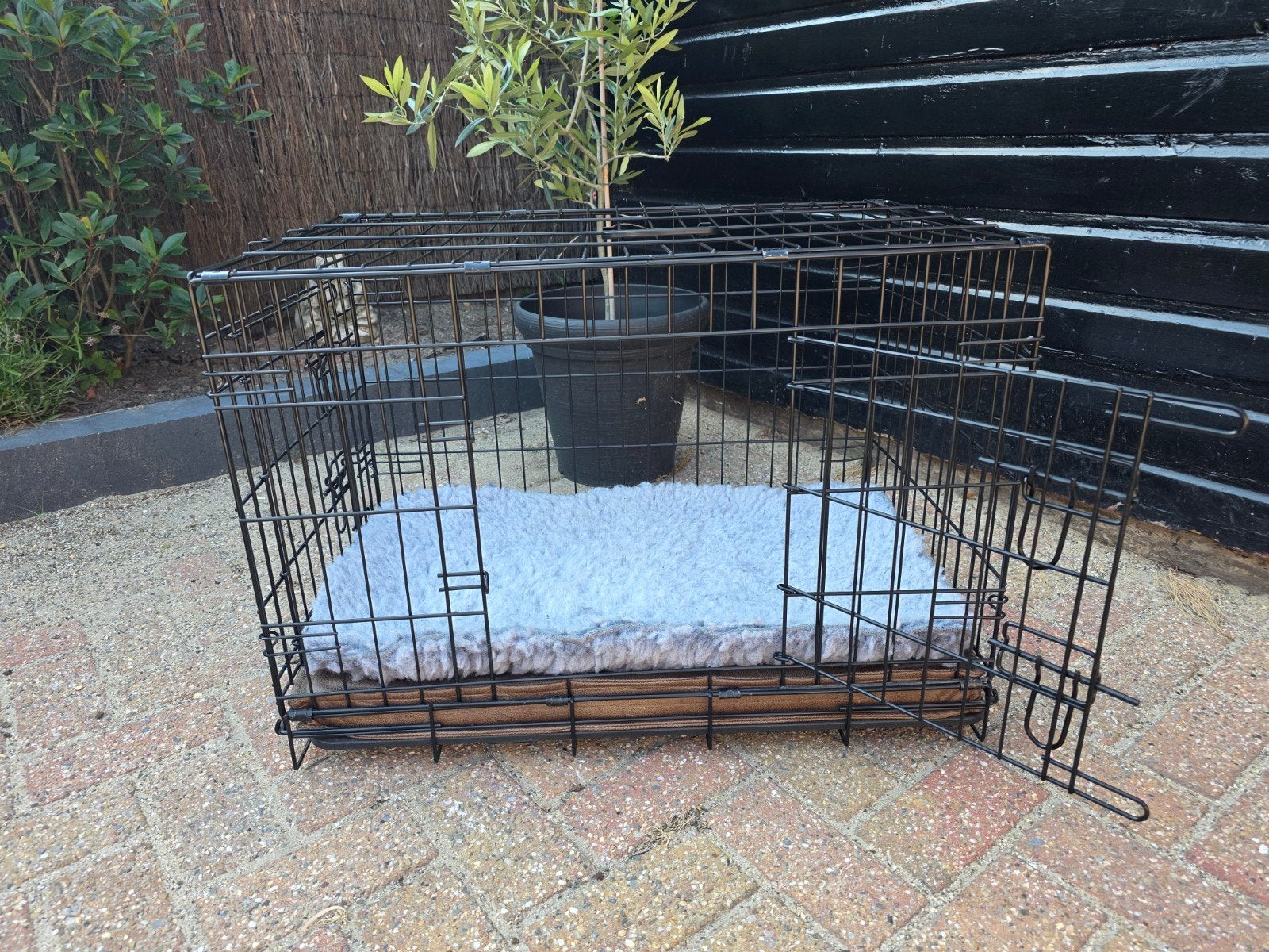 Adori Premium hondenbench 2-Deurs Zwart -  76x4, Dieren en Toebehoren, Hondenbenches, Ophalen, Zo goed als nieuw