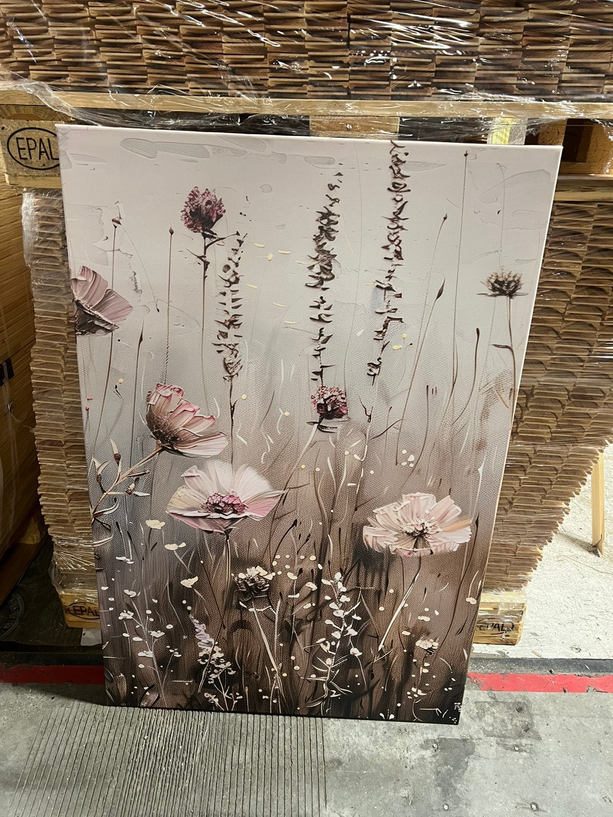 Canvas wilde bloemen xl afhaal €15,/, Ophalen, Nieuw